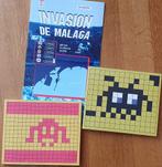 Invader, boekje Malaga + Bilbao en map Malaga, Ophalen of Verzenden