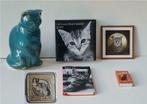 Vintage Katten liefhebber 6-stuks kado, Verzamelen, Dierenverzamelingen, Gebruikt, Ophalen of Verzenden, Beeldje of Figuurtje