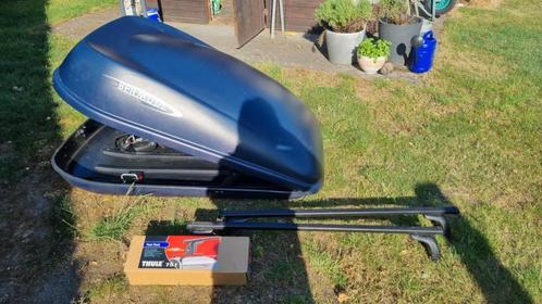 Complete Dakkoffer Set – Bermude + Dakdragers + Nieuwe Thule, Auto diversen, Dakkoffers, Zo goed als nieuw, Ophalen