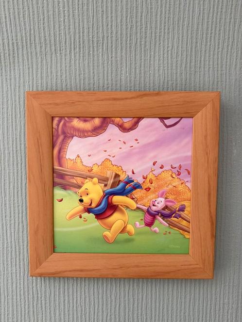 Winnie the Pooh schilderij – Houten kader, Verzamelen, Disney, Ophalen