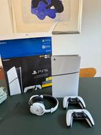 PlayStation 5 digitale editie + 2 controllers + 1 headset, Ophalen of Verzenden, Gebruikt, Playstation 5
