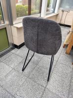 Grijze stoelen te koop, Ophalen, Zo goed als nieuw, Vijf, Zes of meer stoelen, Stof