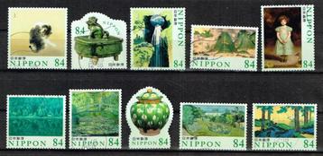 Postzegels uit Japan - K 4867 - kunst beschikbaar voor biedingen