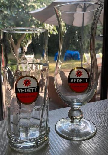 2 Vedett glazen 33cl beschikbaar voor biedingen