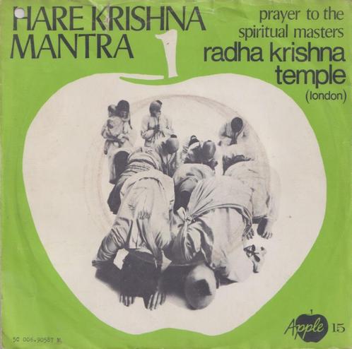 Radha Krishna Temple – Hare Krishna Manta / Prayer to the sp, Cd's en Dvd's, Vinyl Singles, Gebruikt, Single, Meditatie en Spiritualiteit