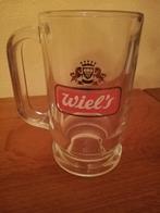 2 Wiel's glazen, Verzamelen, Biermerken, Ophalen of Verzenden, Zo goed als nieuw