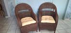 Twee mooie rotan zetels., Huis en Inrichting, Ophalen