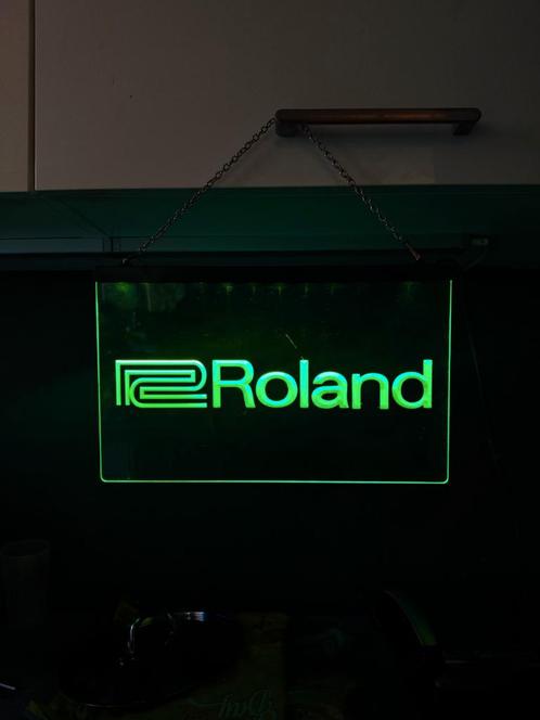 Roland Led licht reclame, Huis en Inrichting, Lampen | Overige, Zo goed als nieuw, Ophalen