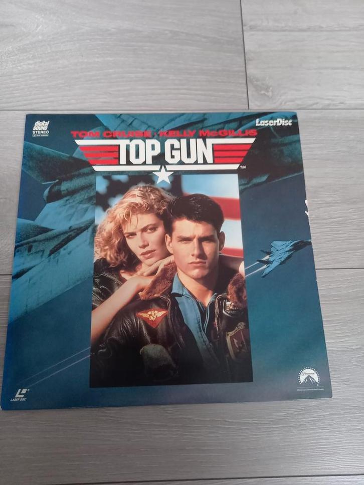 Laserdisc NTSC Top Gun US, Collections, Cinéma & Télévision, Utilisé, Film, Enlèvement