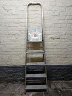 STAAFLADDER ARTUB - SENCYS - ESCALO - ALUMINIUM, Ophalen, Trap, Zo goed als nieuw, Opvouwbaar of Inschuifbaar