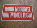 Autocollant « Keep it in the air » de Radio North Sea 14,5, Collections, Enlèvement ou Envoi, Neuf, Cinéma, Télévision ou Audiovisuel