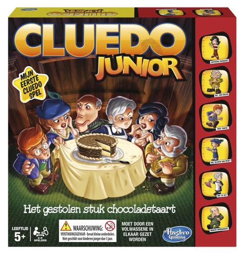 Cluedo Junior - Bordspel, Hobby en Vrije tijd, Gezelschapsspellen | Bordspellen, Gebruikt, Drie of vier spelers, Ophalen of Verzenden