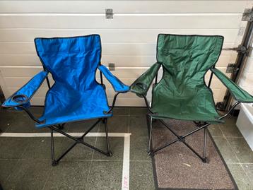 2 festival / kampeer stoeltjes beschikbaar voor biedingen