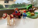 Pâturage de poneys avec charrette à foin Playmobil, Enfants & Bébés, Comme neuf, Ensemble complet, Enlèvement ou Envoi