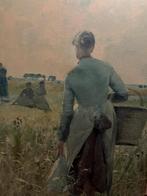 emile claus schilderij reproductie - op het veld, Ophalen