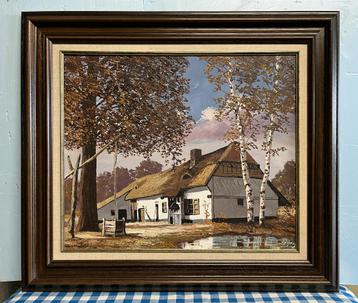 Set van 3 schilderijen van K. Van Herck beschikbaar voor biedingen