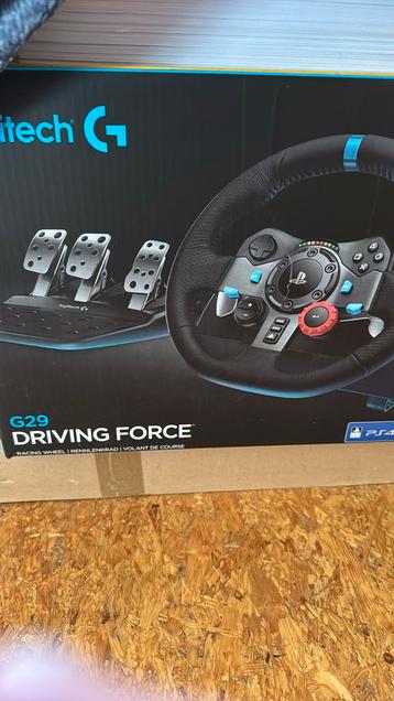Logitech G29 Driving Force Racing Wheel + staander, Enlèvement, Comme neuf