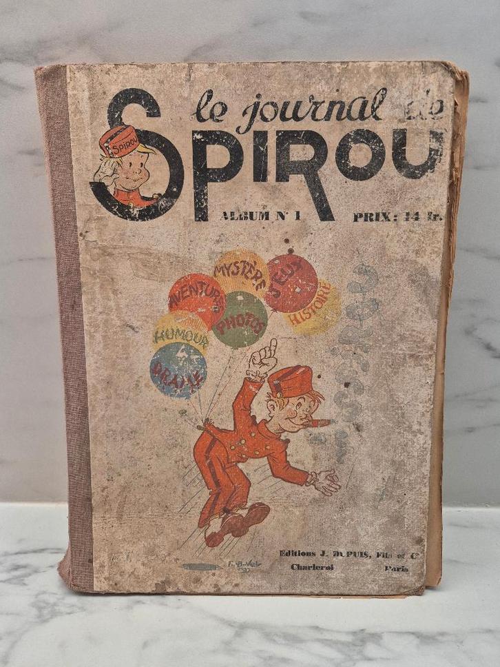 Album Spirou Numéro 1 année 1938, Livres, BD, Utilisé, Une BD, Enlèvement
