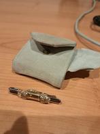 Pince à cravate Porsche en métal doré, Bijoux, Sacs & Beauté, Boutons de manchette, Enlèvement, Comme neuf, Argent, Doré