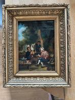 Authentiek 19de-eeuws dorpsschilderij, Antiek en Kunst, Kunst | Schilderijen | Klassiek, Ophalen