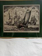 Zwart-wit zeefdruk van Bob de Moor 287/500 1986s, Antiek en Kunst, Ophalen