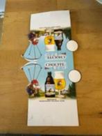 Chouffe alcolholvrij reclame bord tafel licht karton, Verzamelen, Biermerken, Nieuw, Overige merken, Reclamebord, Plaat of Schild