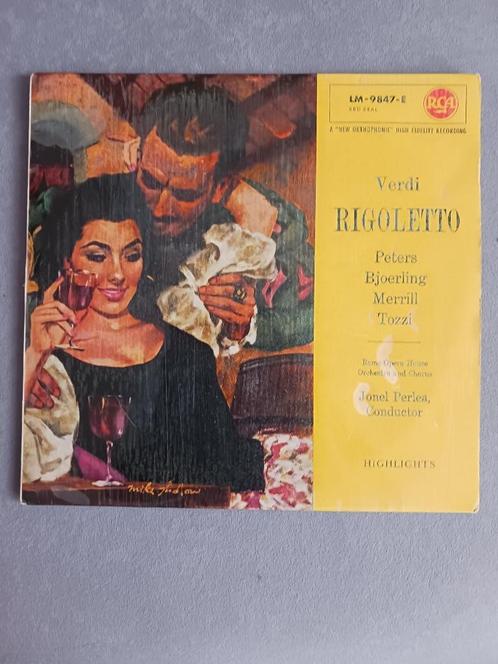 LP Rigoletto van Verdi, Cd's en Dvd's, Vinyl | Klassiek, Gebruikt, Ophalen of Verzenden