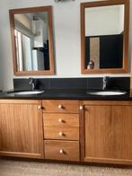Teakhouten badkamermeubel, Ophalen, Gebruikt, 150 tot 200 cm, Minder dan 100 cm