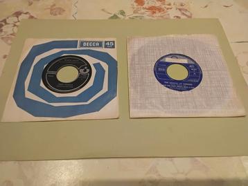 Vintage Vinyl 45 toeren plaatjes Popmuziek beschikbaar voor biedingen