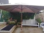 Parasol groot, Tuin en Terras, Ophalen, Gebruikt, 3 tot 4 meter, Stokparasol