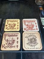 Vier verschillende viltjes Trappistes Rochefort, Collections, Marques de bière, Comme neuf, Autres marques, Sous-bock, Enlèvement ou Envoi