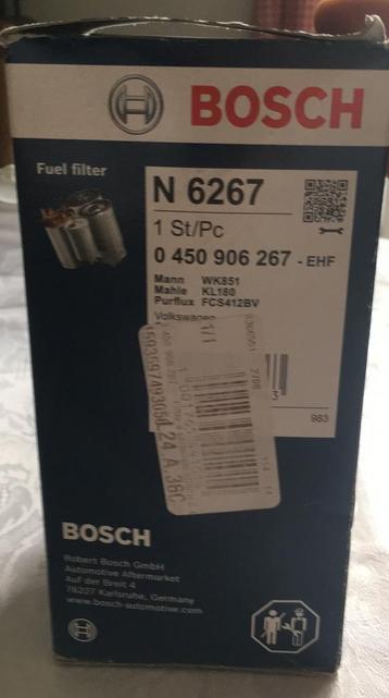 Bosch N6267 - Filtre à mazout 