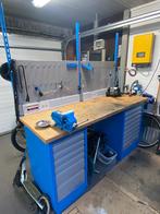 Werkbank Unior - compleet uitgerust voor fietshersteller, Ophalen, Zo goed als nieuw, 170 cm of meer, Bankschroef