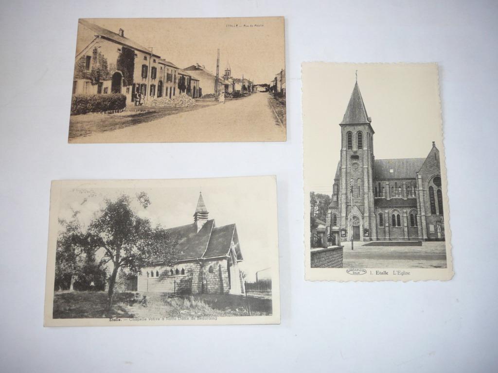 Cartes postales Etalle, Enlèvement