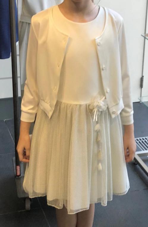 Robe et veste cérémonie communion fête, Kinderen en Baby's, Kinderkleding | Maat 146, Zo goed als nieuw, Meisje, Jurk of Rok, Ophalen