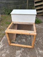 Buiten hok cavia, Ophalen, Hok, Cavia