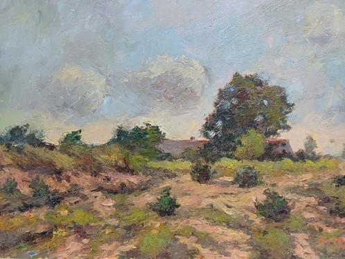 3 grote schilderijen M.VAN DEN BEMPT  "Heide", Antiek en Kunst, Kunst | Schilderijen | Klassiek, Ophalen of Verzenden