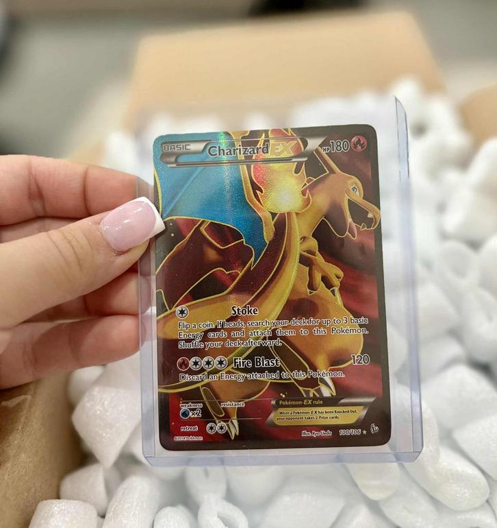 Charizard ex 100/106-EX Crystal Guardians 2006 – Authentique, Verzamelen, Speelkaarten, Jokers en Kwartetten, Ophalen