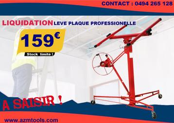 Lève plaque NEUF LEVAGE MAX  68Kg , HAUTEUR max 3,35m