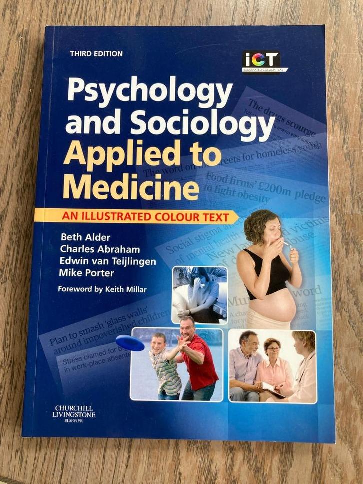 Psychology and Sociology Applied to Medicine, Boeken, Studieboeken en Cursussen, Nieuw, Hoger Onderwijs, Ophalen of Verzenden