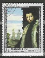 Manama 1968 - Stampworld 154 - Schilderijen (ST), Postzegels en Munten, Verzenden, Gestempeld