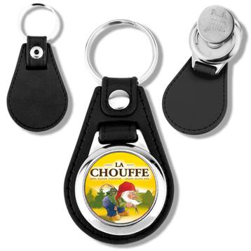 Bière La Chouffe porte clés jeton de caddie en métal beschikbaar voor biedingen