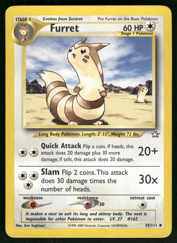 Furret 35/111 - Neo Genesis (NM) beschikbaar voor biedingen