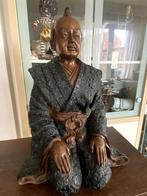 Statue : Samouraï Shijo Kingo, Japon, 2e moitié du XIXe sièc, Bronze, Enlèvement ou Envoi