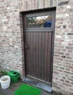 porte et fenêtre en bois - double vitrage (avec dormants), Doe-het-zelf en Bouw, Raamkozijnen en Schuifdeuren, Gebruikt, Overige typen