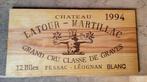 Assiette à vin Chateau Latour Martillac 1994, Enlèvement ou Envoi