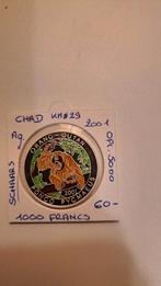Chad 1000 fr 2001 AG OPL.5000 SCHAARS  !!, Enlèvement ou Envoi