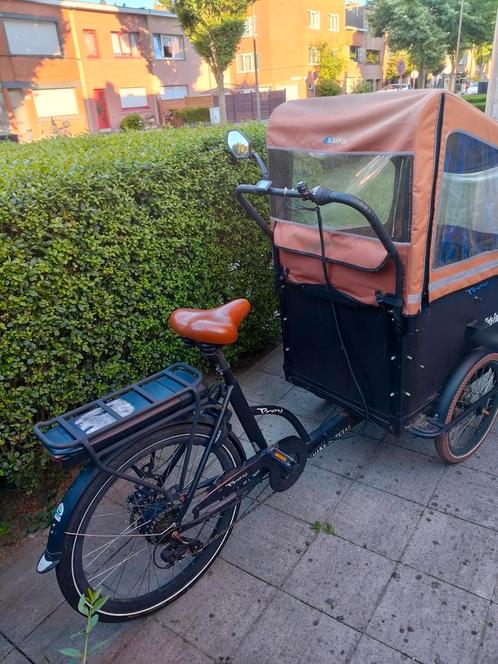Elektrische bakfiets Troy gereserveerd, Fietsen en Brommers, Fietsen | Bakfietsen, Gebruikt, Overige merken, 4 kinderen of meer