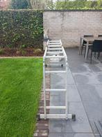 Vouw-platform ladder, Bricolage & Construction, Échelles & Escaliers, Comme neuf, Échelle, Enlèvement ou Envoi