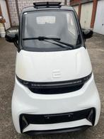 Elektrisch mini wagen voertuig 16jaar brommer rijbewijs, Automaat, 1 kW, Wit, Leder